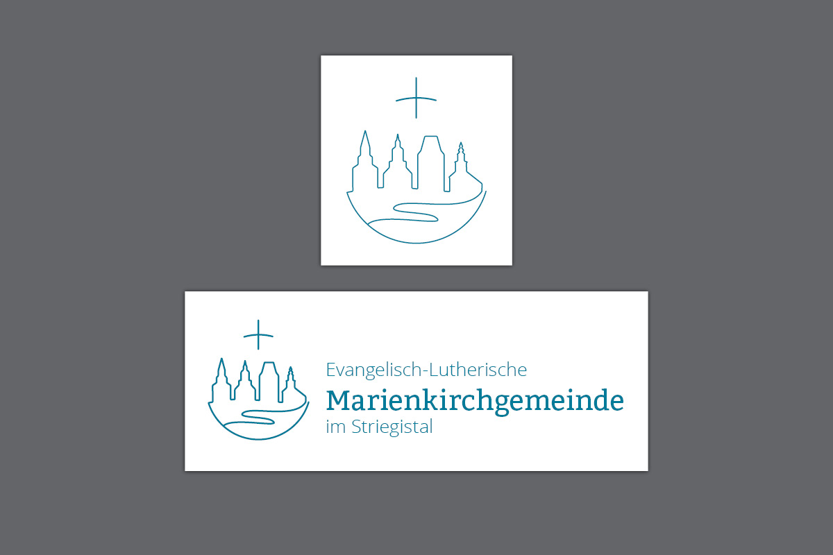 Gestaltung Logo für Marienkirchgemeinde im Striegistal
